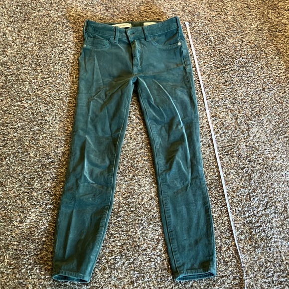 Plicro high rise green skinny jeans size 26 - Picture 6 of 9